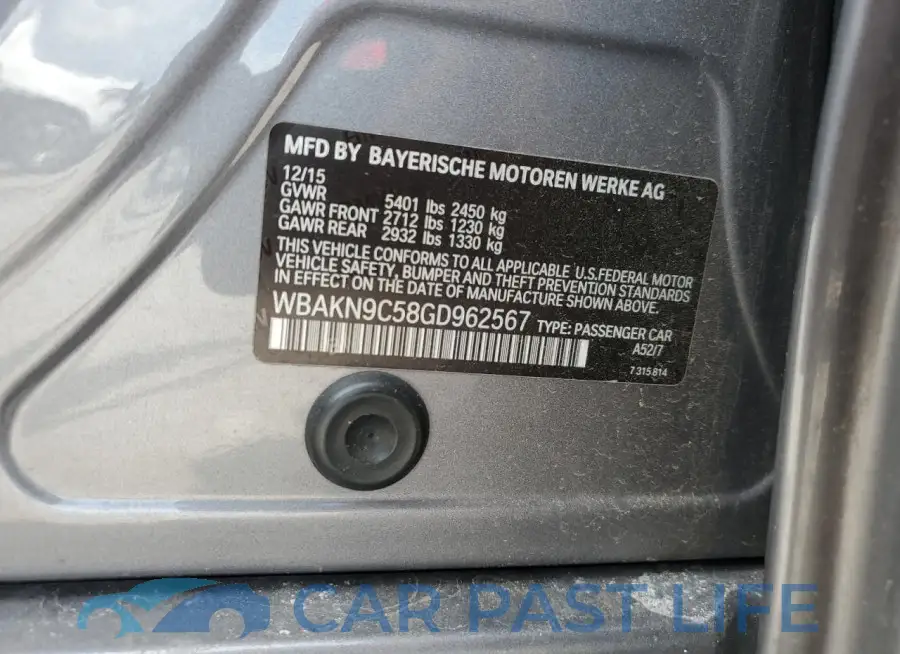 WBAKN9C58GD962567# 12