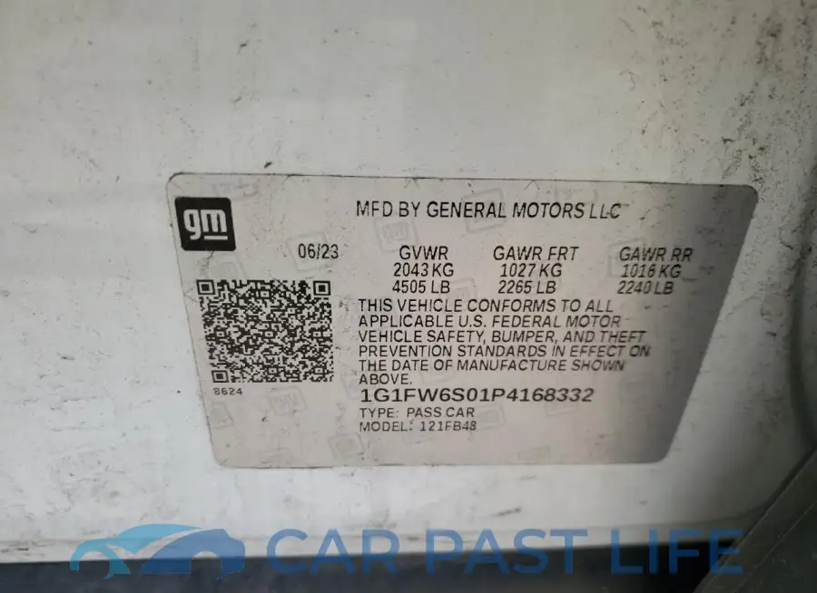 1G1FW6S01P4168332# 12