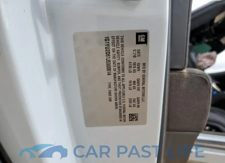 1G1YU2D61J5300614# 13