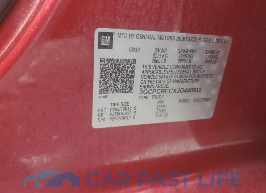 3GCPCRECXJG440611# 12
