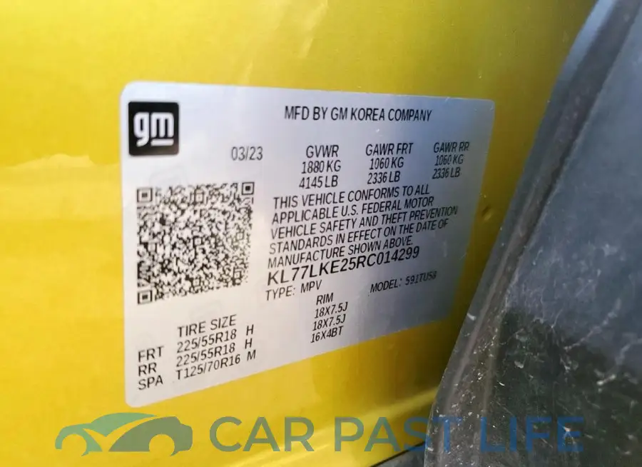 KL77LKE25RC014299# 13