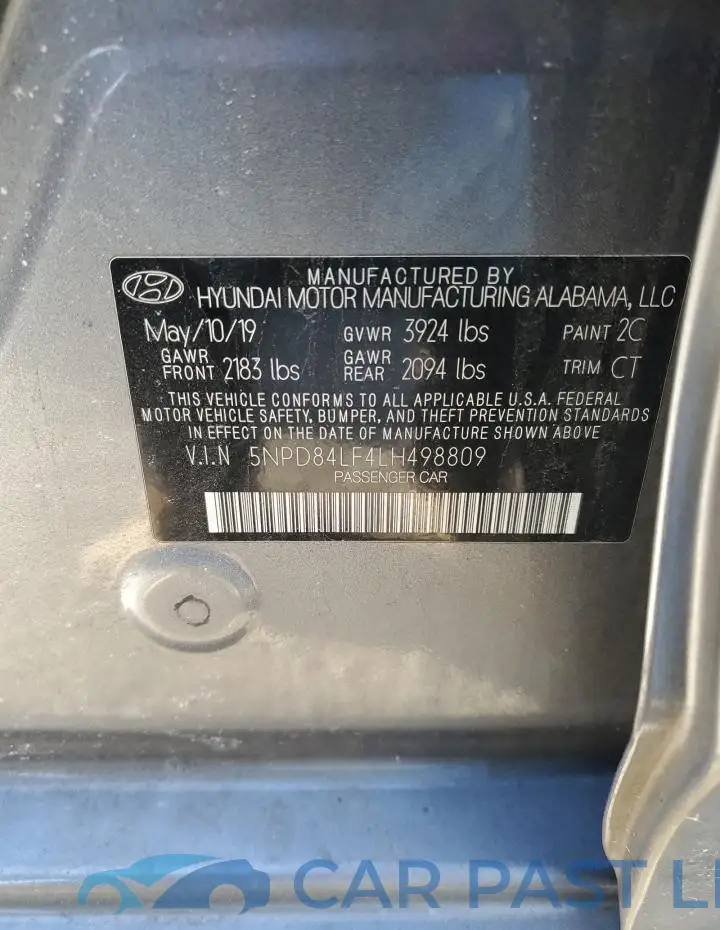 5NPD84LF4LH498809# 13