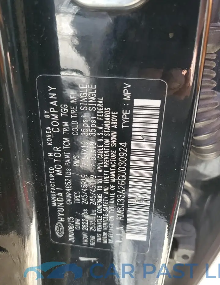 KM8J33A26GU030924# 14