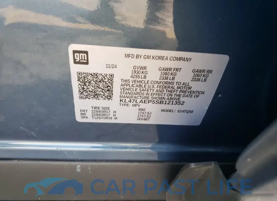 KL47LAEP5SB121352# 13