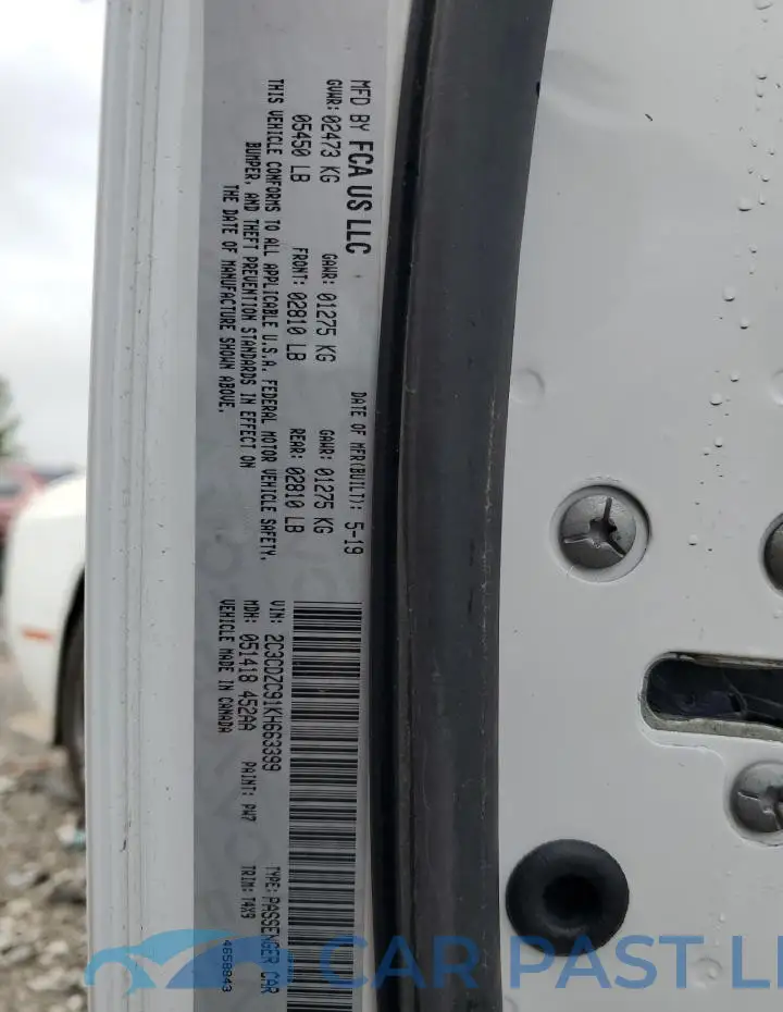 2C3CDZC91KH663399# 12