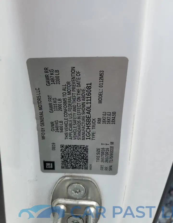 1GCHSBEA0L1116081# 12