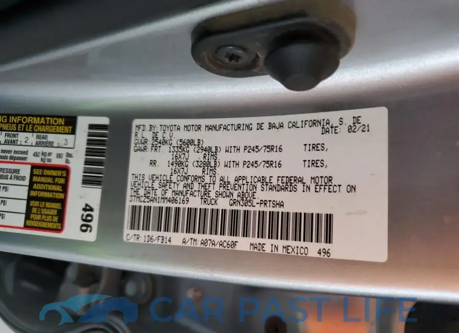 3TMCZ5AN1MM406169# 12
