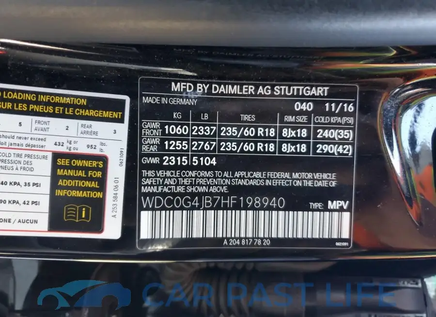 WDC0G4JB7HF198940# 13