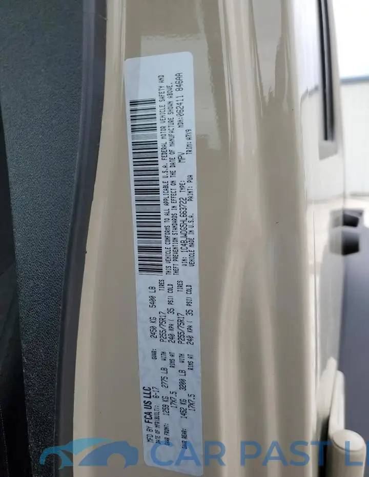 1C4BJWDG5HL663722# 13