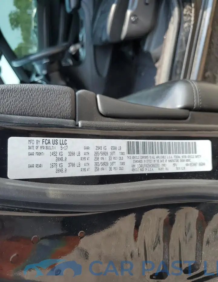 1C4RJFAG5HC892291# 13