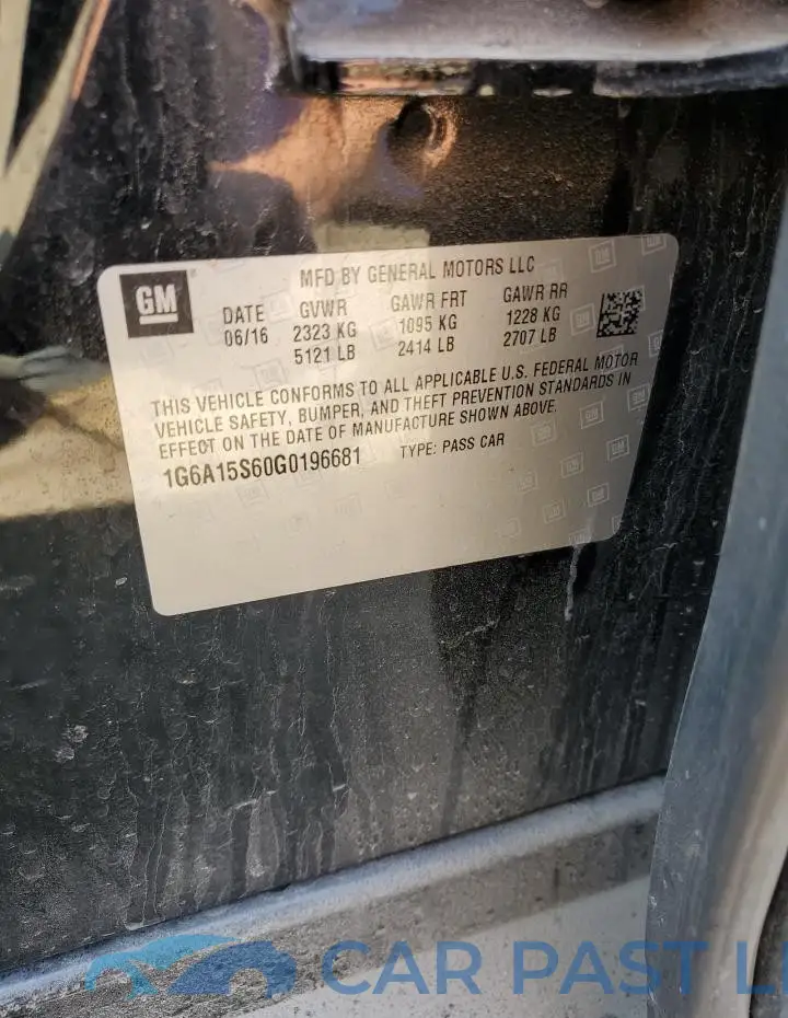 1G6A15S60G0196681# 12