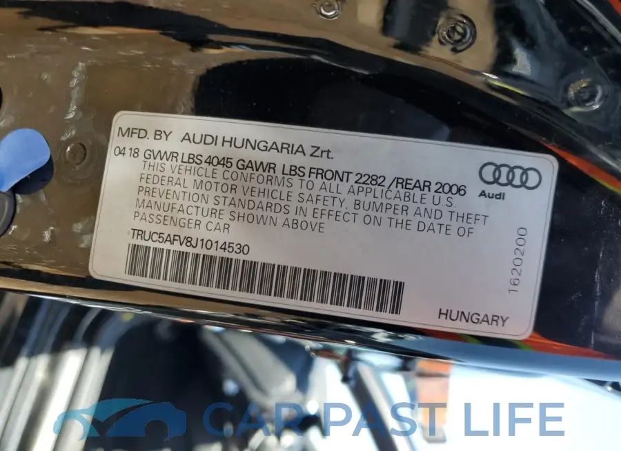 TRUC5AFV8J1014530# 13