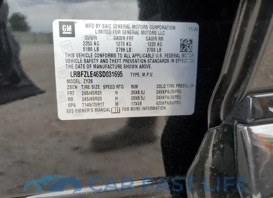 LRBFZLE46SD031695# 12