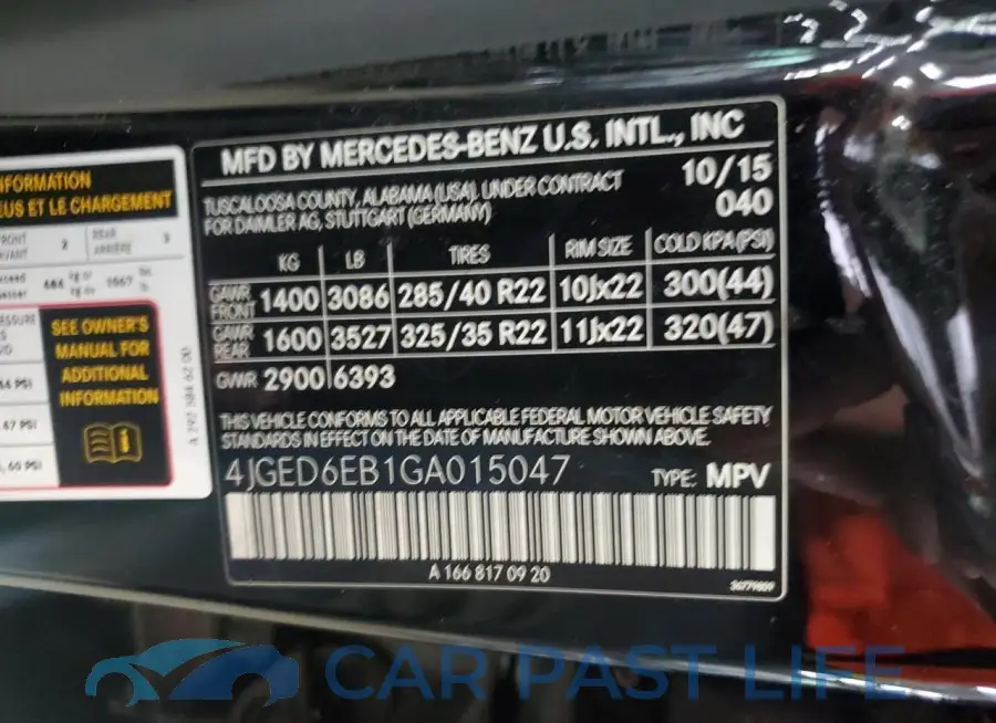 4JGED6EB1GA015047# 13