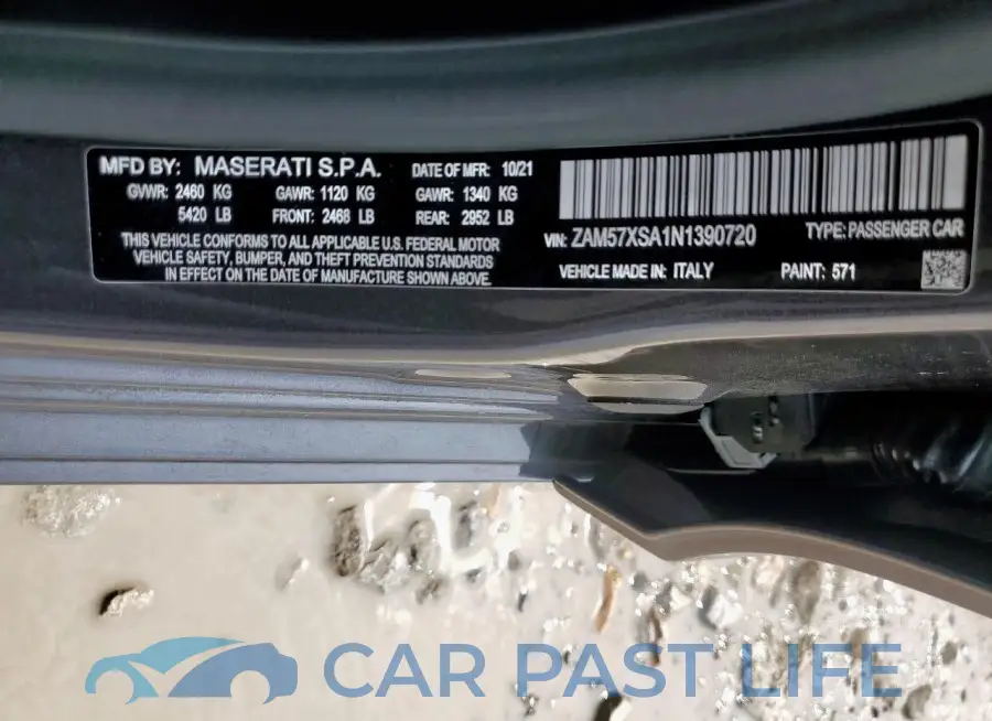 ZAM57XSA1N1390720# 12