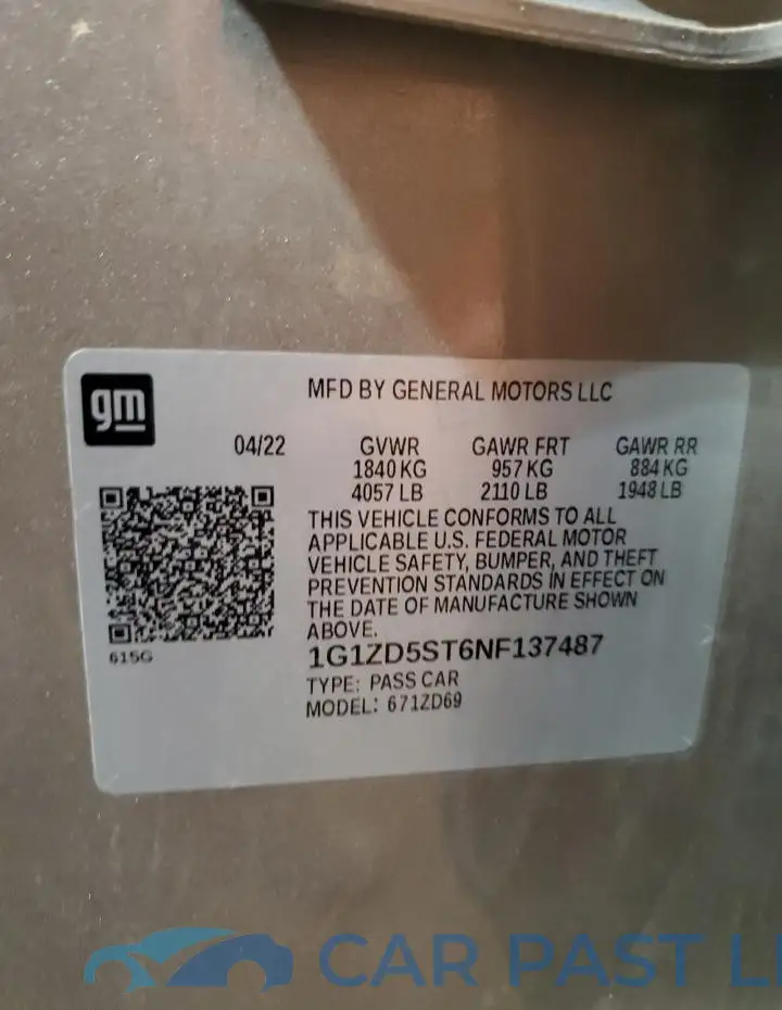 1G1ZD5ST6NF137487# 12