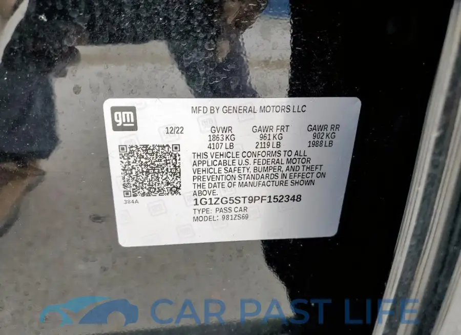 1G1ZG5ST9PF152348# 12