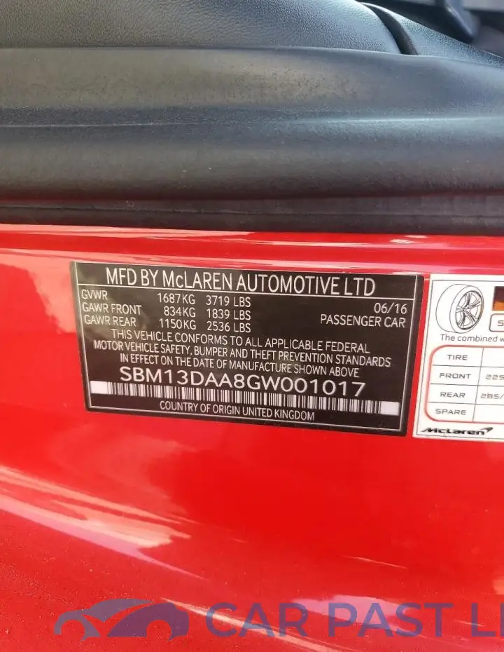 SBM13DAA8GW001017# 13