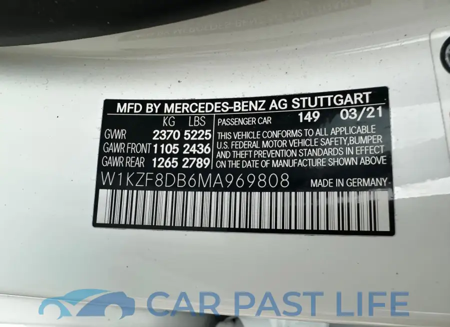 W1KZF8DB6MA969808# 10