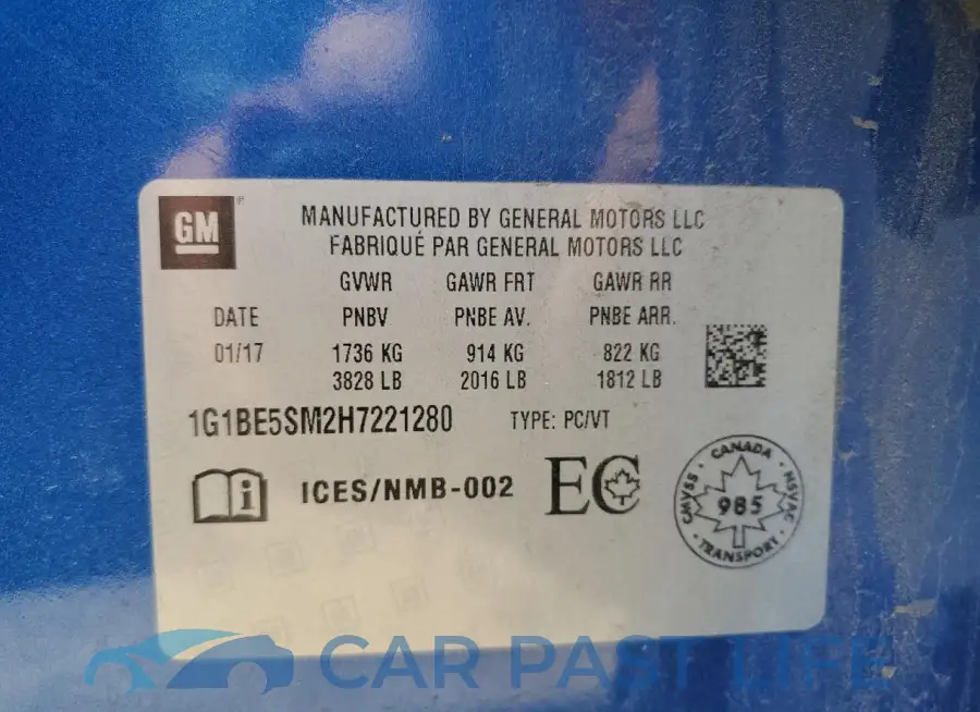 1G1BE5SM2H7221280# 12
