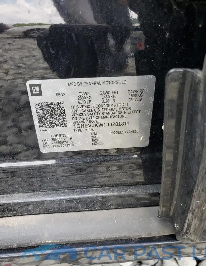 1GNEVJKW1JJ281811# 13