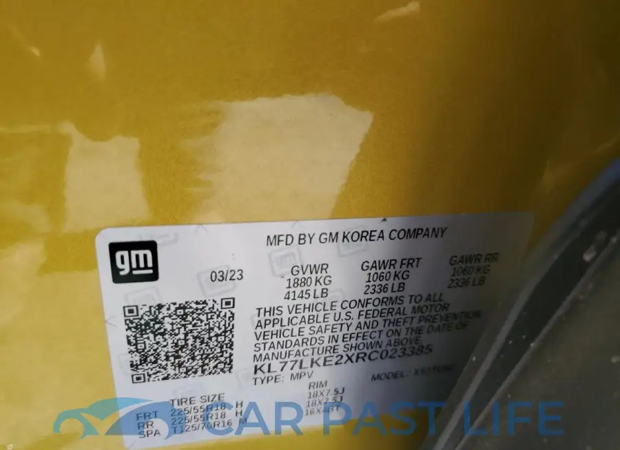 KL77LKE2XRC023385# 13