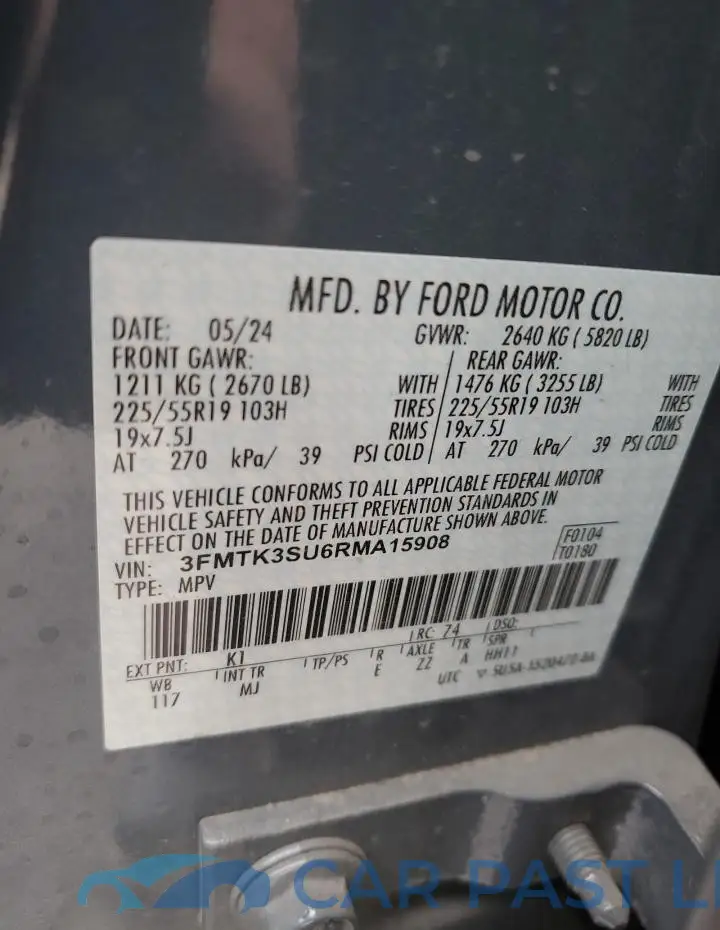 3FMTK3SU6RMA15908# 13