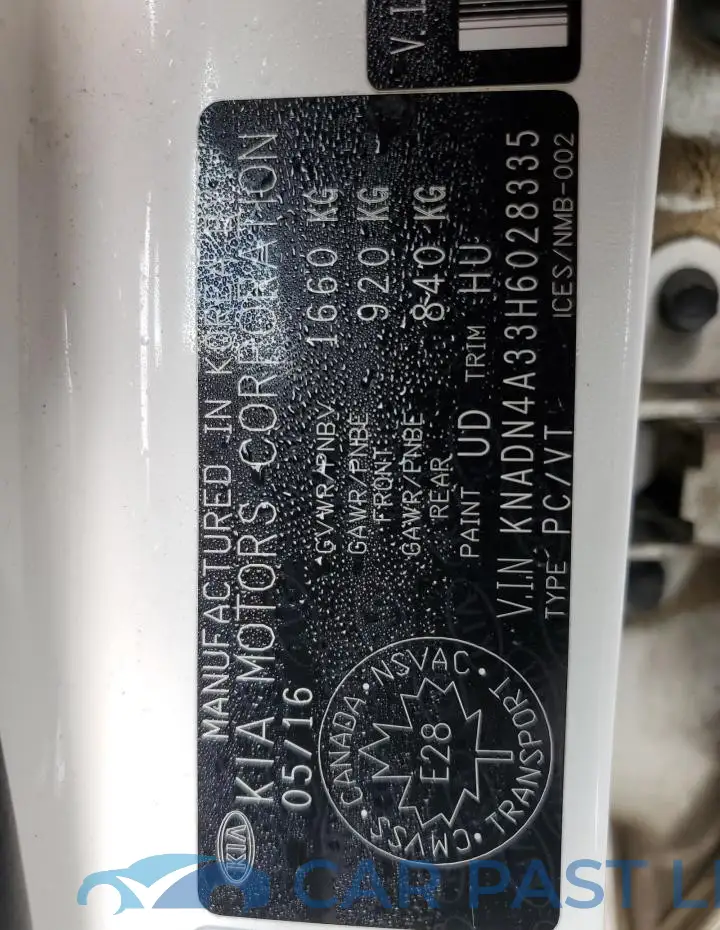 KNADN4A33H6028335# 12