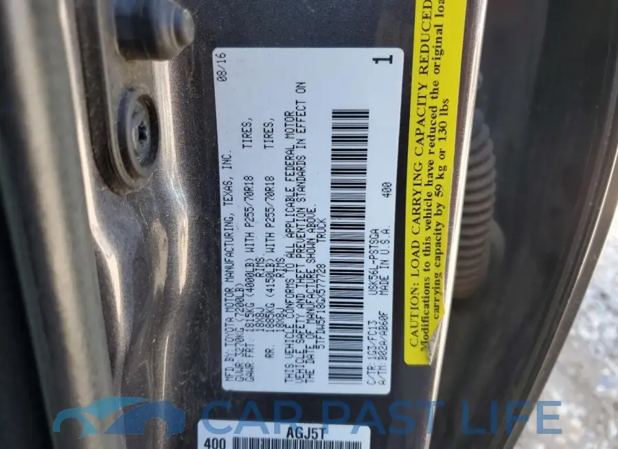 5TFDW5F18GX577728# 13