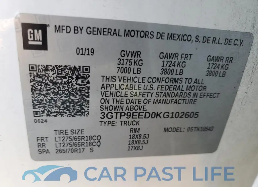 3GTP9EED0KG102605# 12