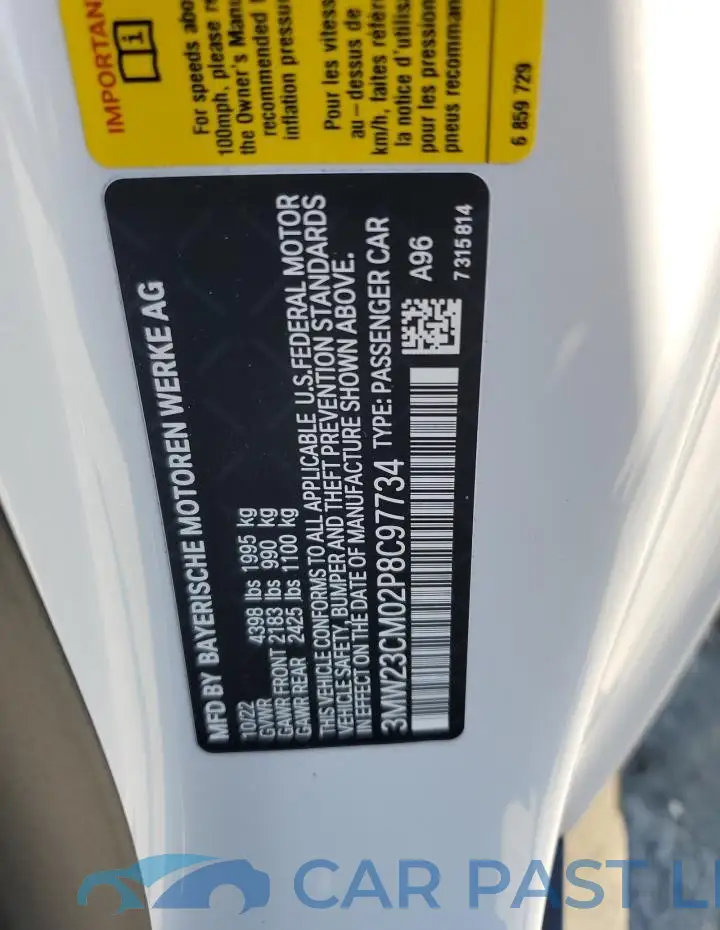 3MW23CM02P8C97734# 13