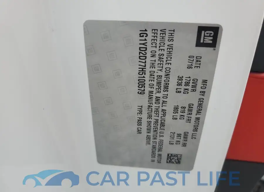 1G1YD2D77H5100579# 12