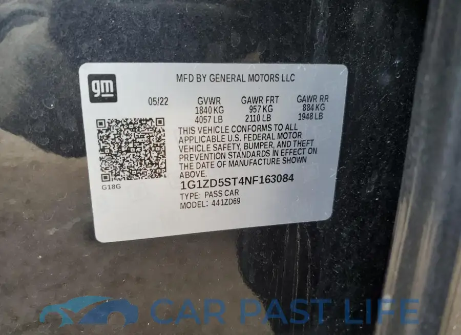 1G1ZD5ST4NF163084# 13