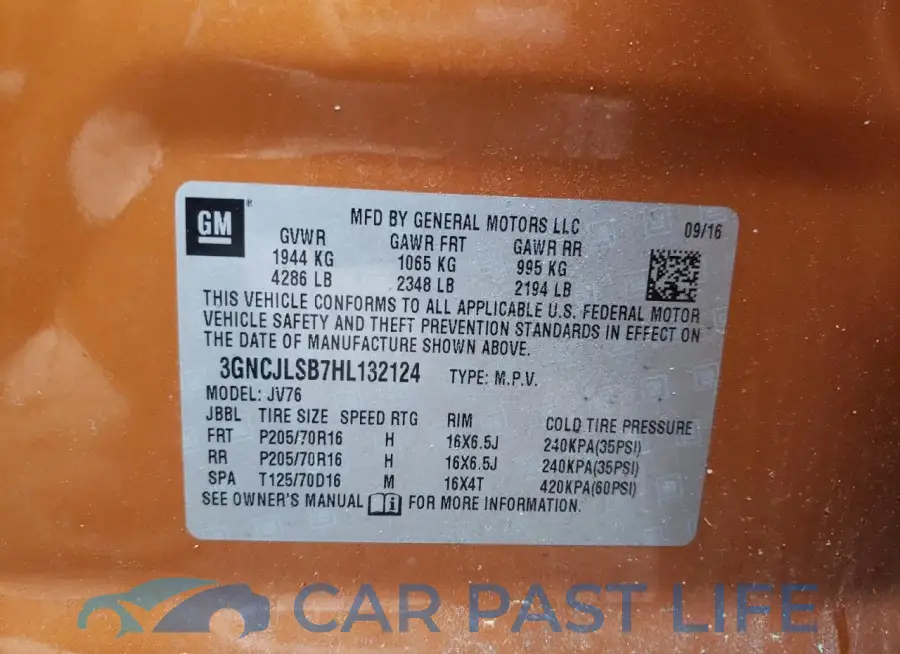 3GNCJLSB7HL132124# 14
