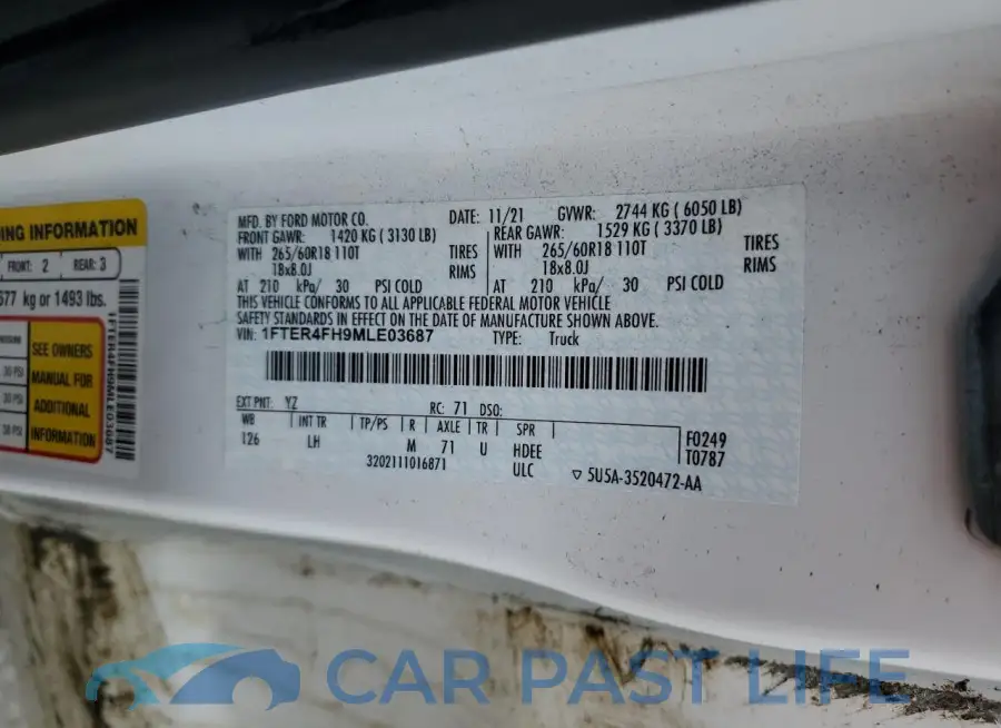 1FTER4FH9MLE03687# 12
