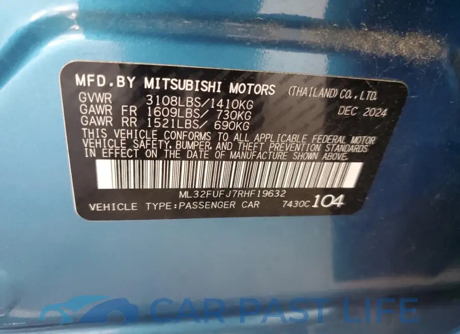 ML32FUFJ7RHF19632# 12