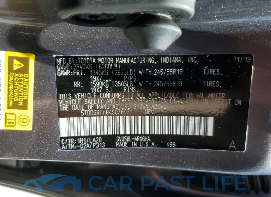 5TDDGRFH8KS078931# 13