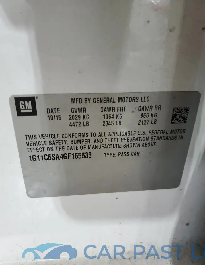 1G11C5SA4GF165533# 12