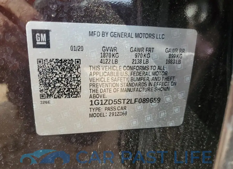 1G1ZD5ST2LF089659# 12