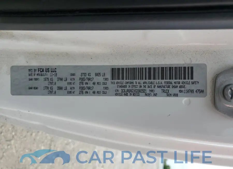 3C6JR6AG1KG502921# 12
