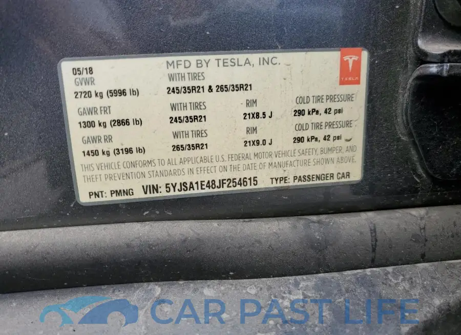 5YJSA1E48JF254615# 12