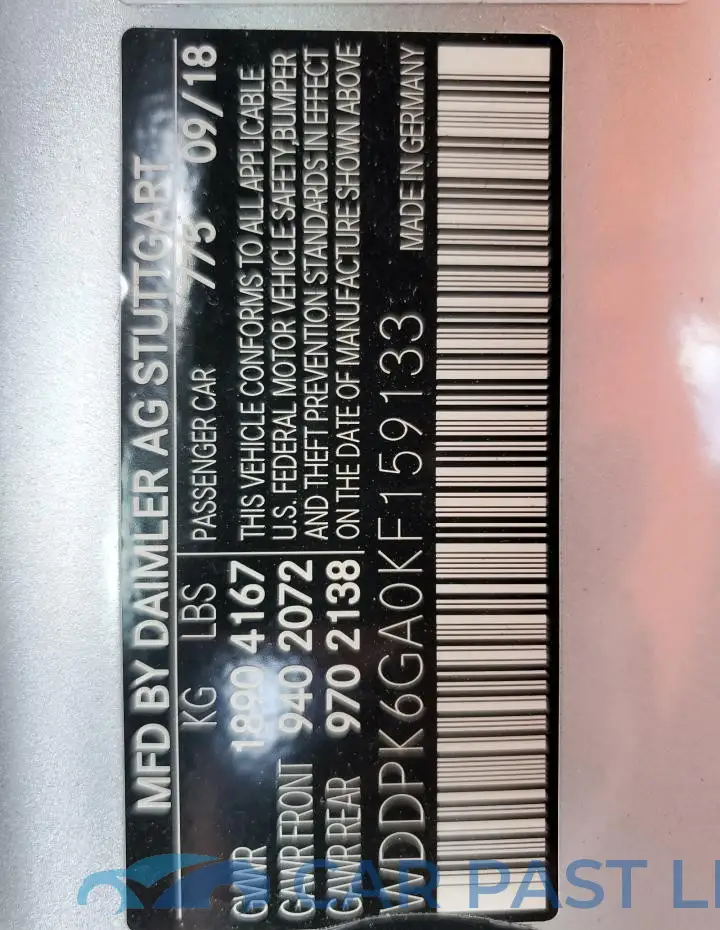 WDDPK6GA0KF159133# 12
