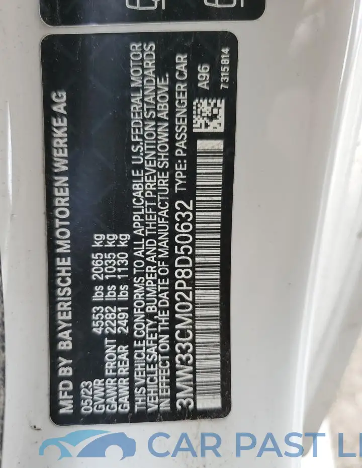 3MW33CM02P8D50632# 13