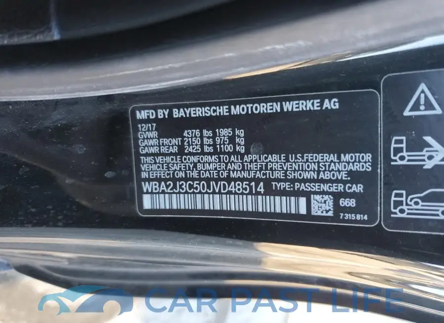 WBA2J3C50JVD48514# 12