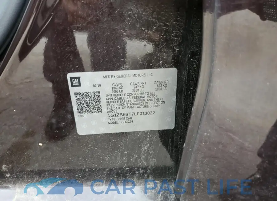 1G1ZB5ST7LF013022# 13