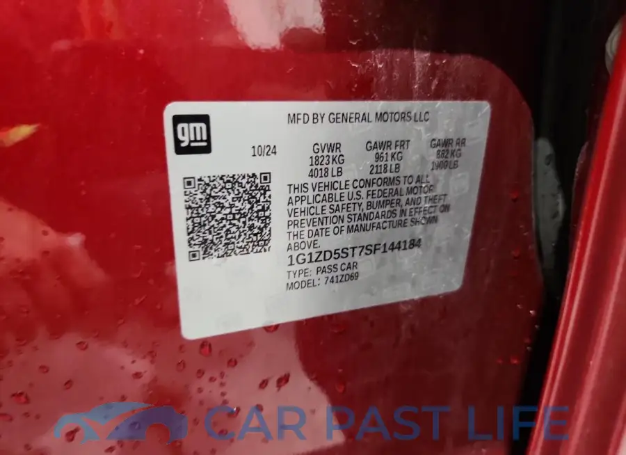 1G1ZD5ST7SF144184# 13