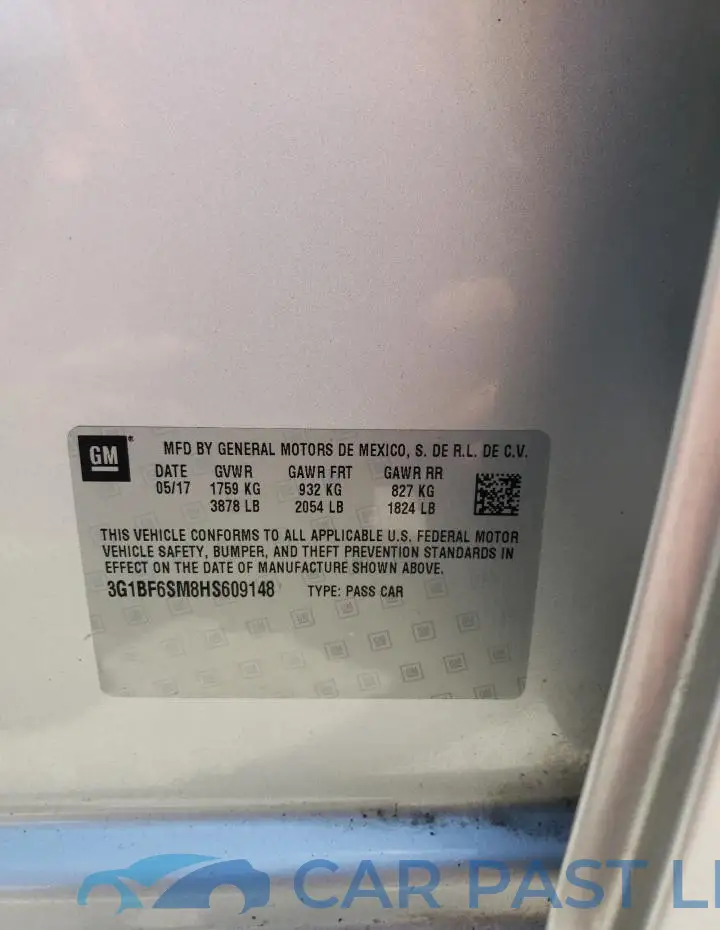 3G1BF6SM8HS609148# 13