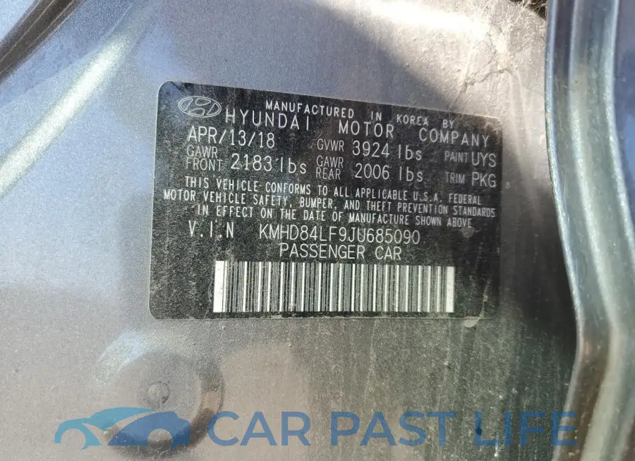KMHD84LF9JU685090# 12