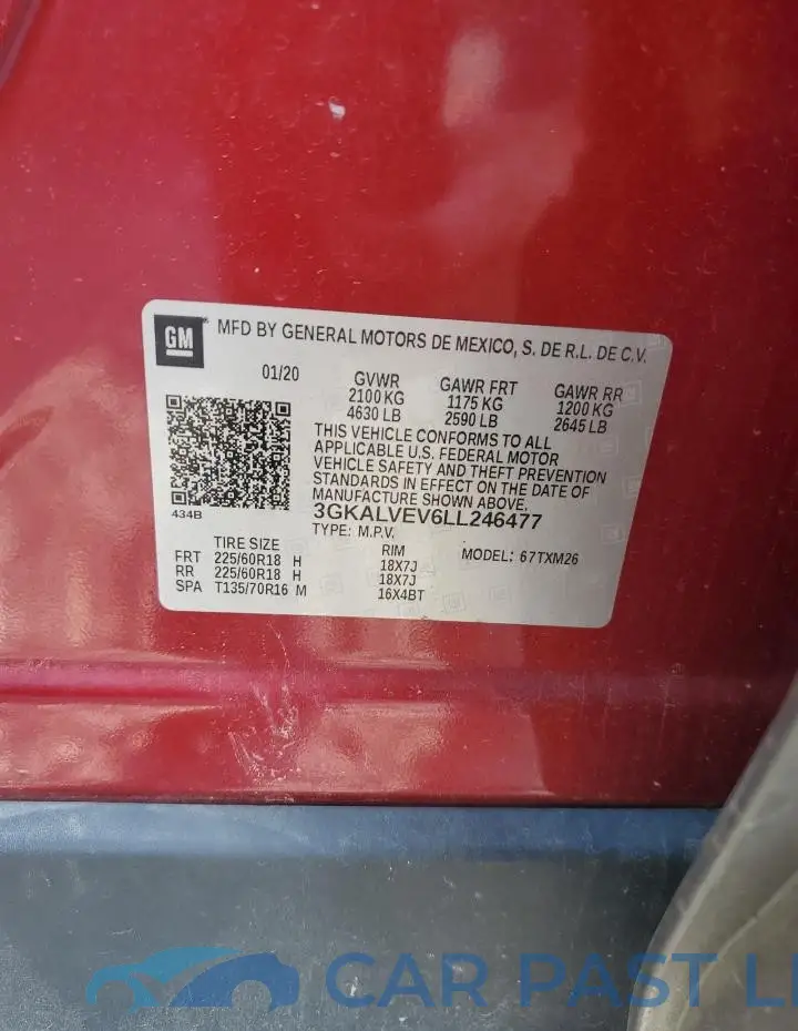 3GKALVEV6LL246477# 12