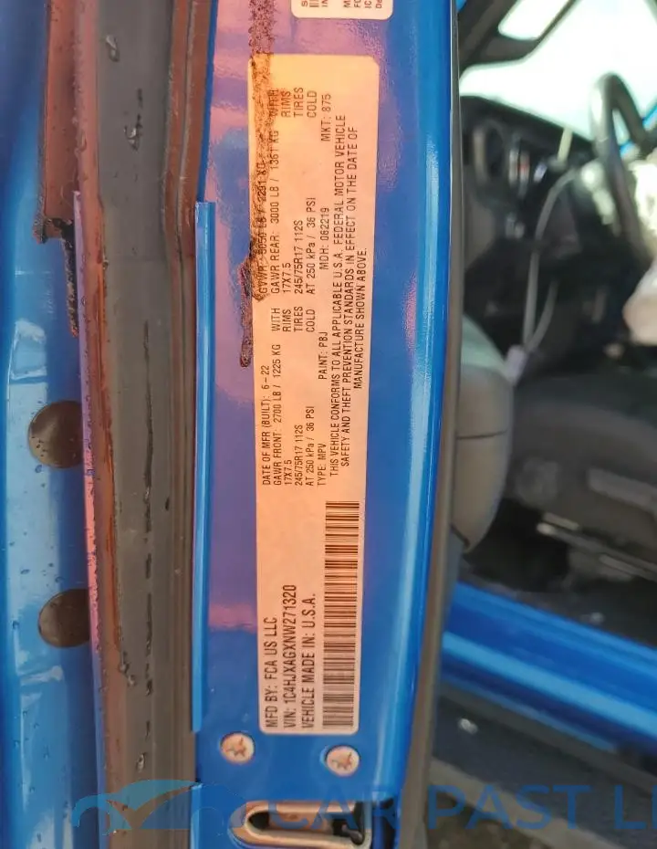 1C4HJXAGXNW271320# 14